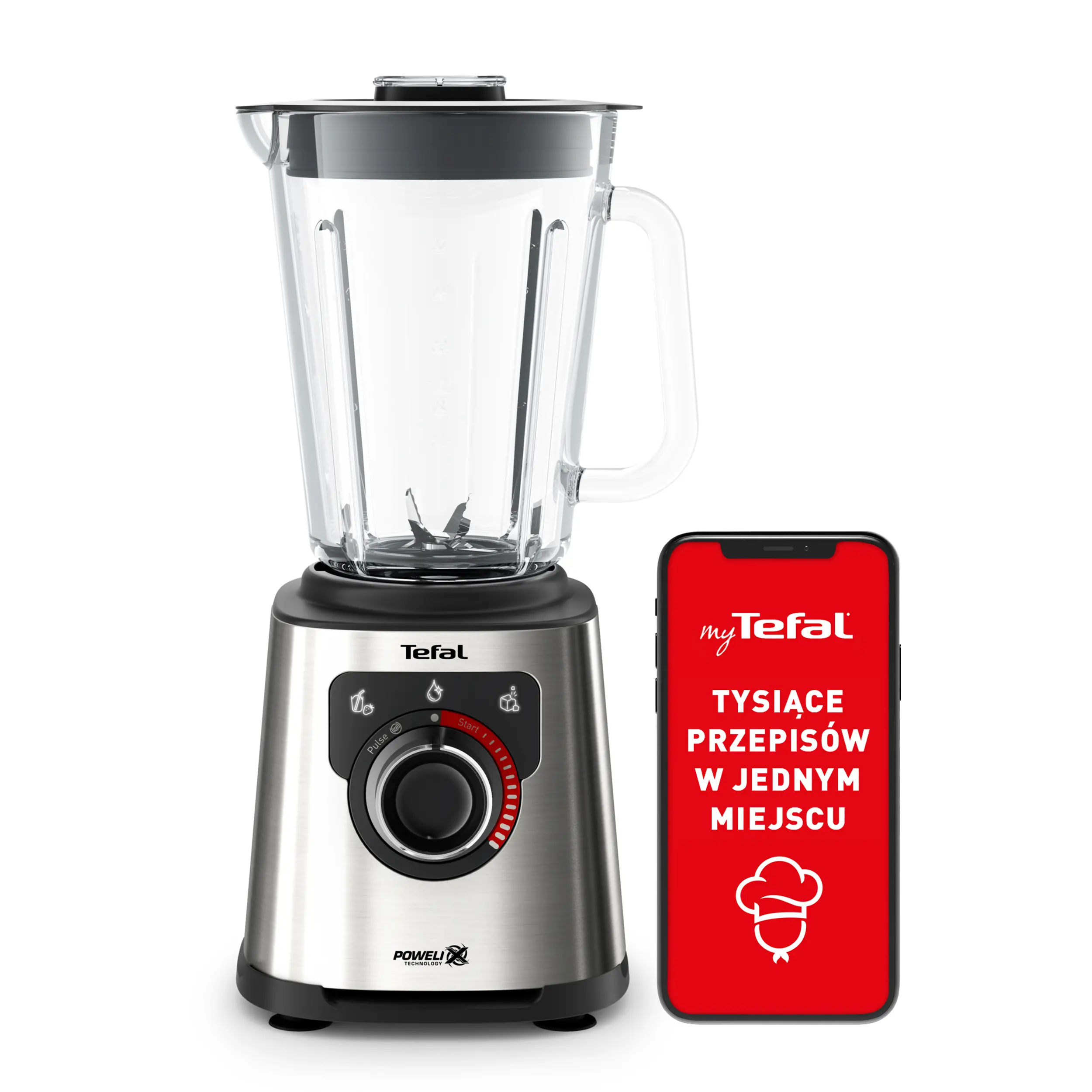 Najlepsze Blendery do Smoothie
Tefal PerfectMix+ BL871D31